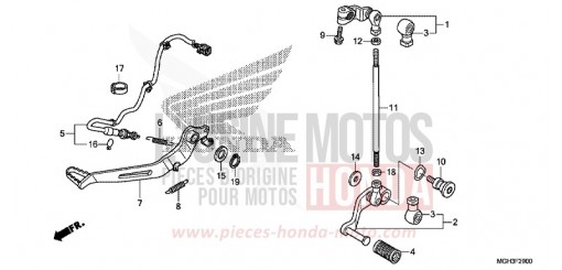 PEDALE VFR1200XDD de 2013